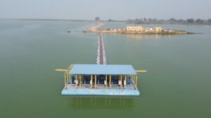 JHILO GROUP OF VILLAGES Floating Jetty Pumphouse
